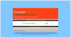 Desktop Screenshot of christmasin.co.uk